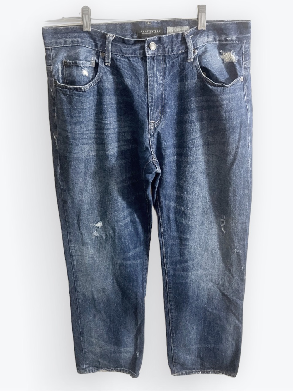 Aeropostale Men’s Dark Wash Straight Fit Jeans Size 36x32